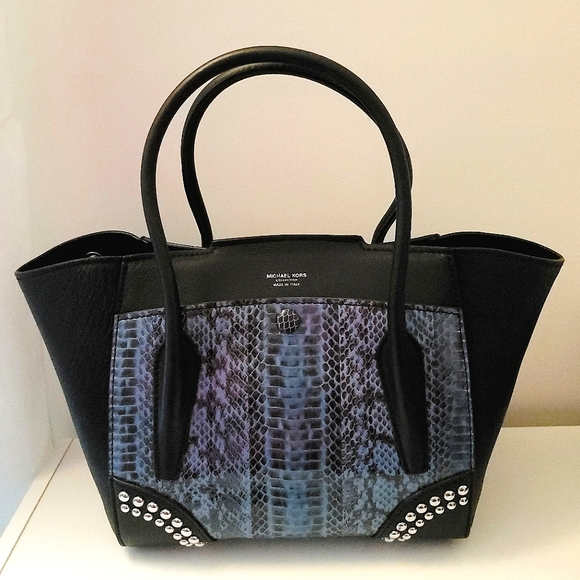 Bancroft Medium Michael Kors Collection Snakeskin - Picture 2 of 8